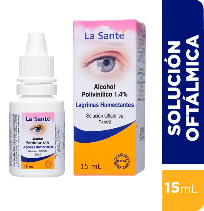 La Sante Alcohol Polivinilico 1.4% X 15Ml Alcohol Polivinilico