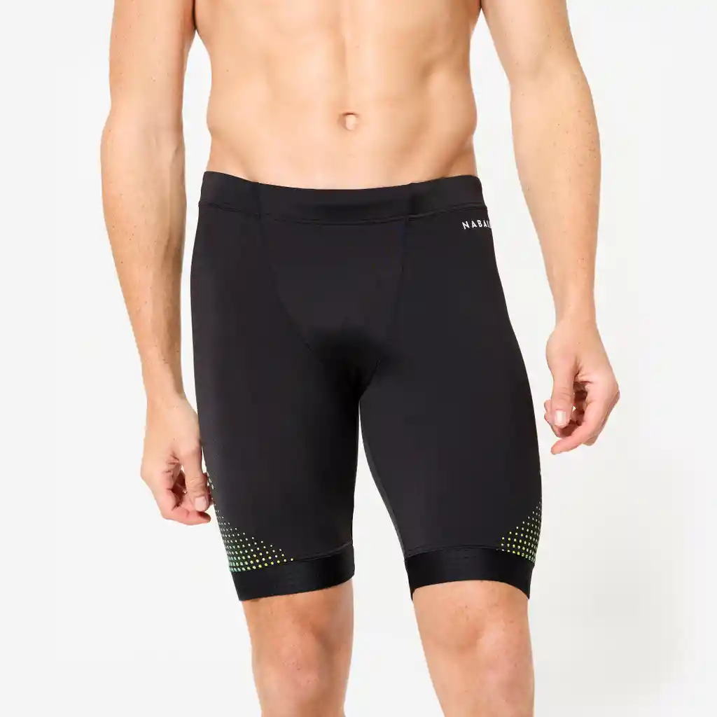 Traje de Baño de Natación Tipo Bóxer Para Hombre Nabaiji 500 - Negro