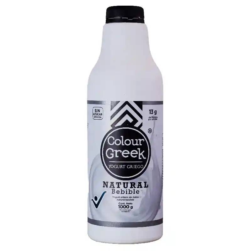 Colour Greek Yogurt Griego Natural/Bebible