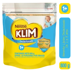 Alimento lácteo KLIM 1+ Deslactosado x 800g