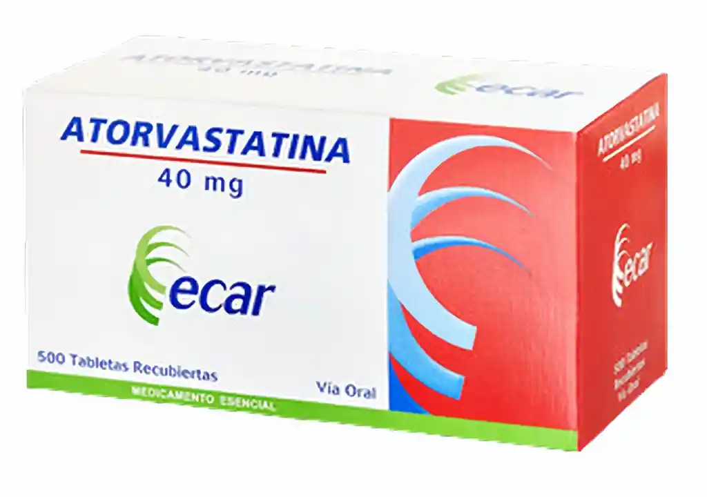 Ecar Tabletas Atorvastatina (40Mg)