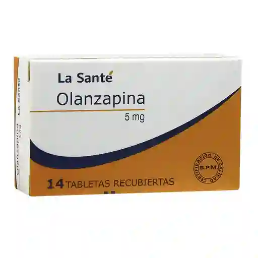 La Santé Olanzapina (5 mg) 14 Tabletas