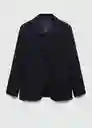 Chaqueta Verner Navy Negro Talla 50 Hombre Mango