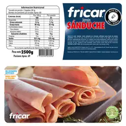 Fricar Jamón Sánduche 