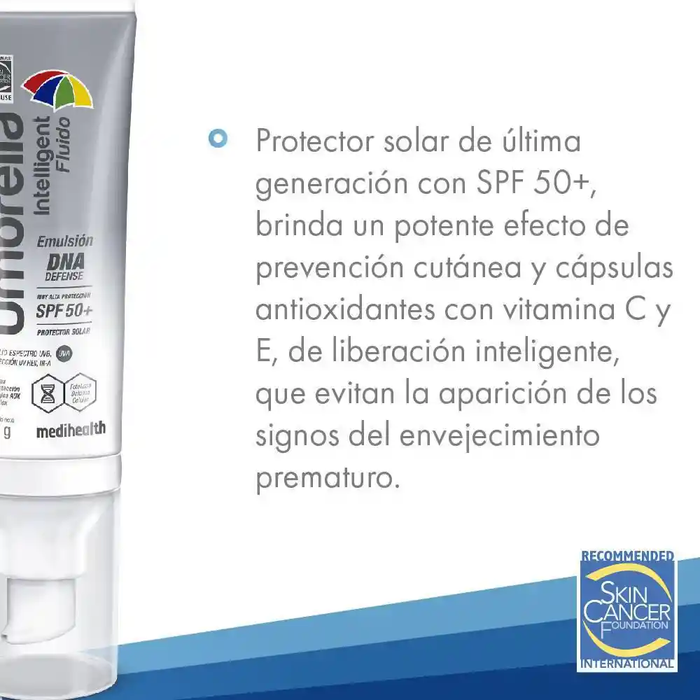 Umbrella Protector Solar Intelligent Fluido SPF 50+