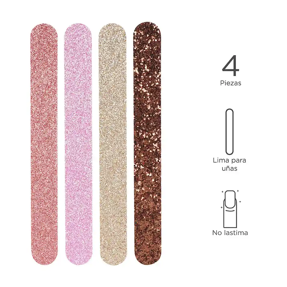 Set Limas de Uñas Brillantes Sparkling Star Series Miniso