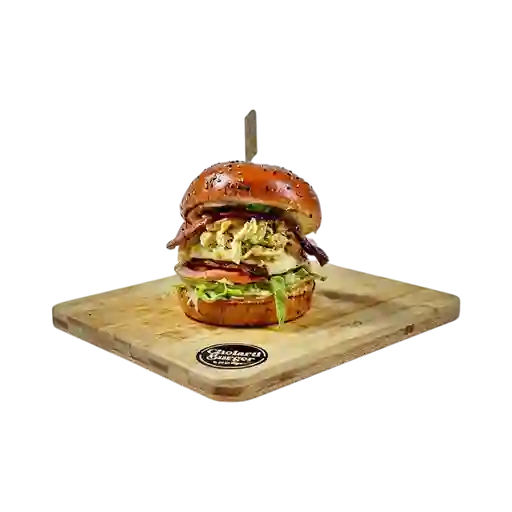 Hamburguesa Especial Pollo desmechado