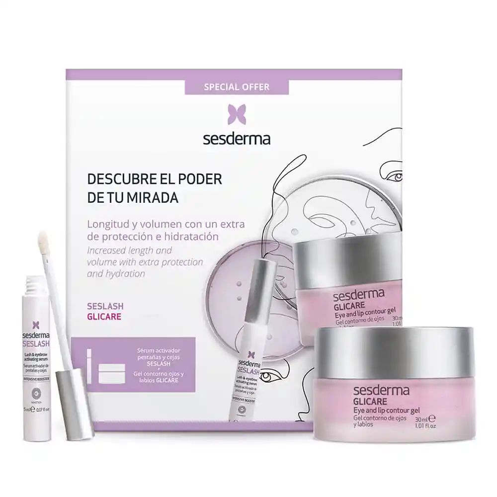 Sesderma Kit Sérum Seslash + Glicare Gel Grátis