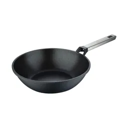 Wok Finlandek Select Aluminio Fundido Sarten Wok Negro Mate Alumini 1 Negro