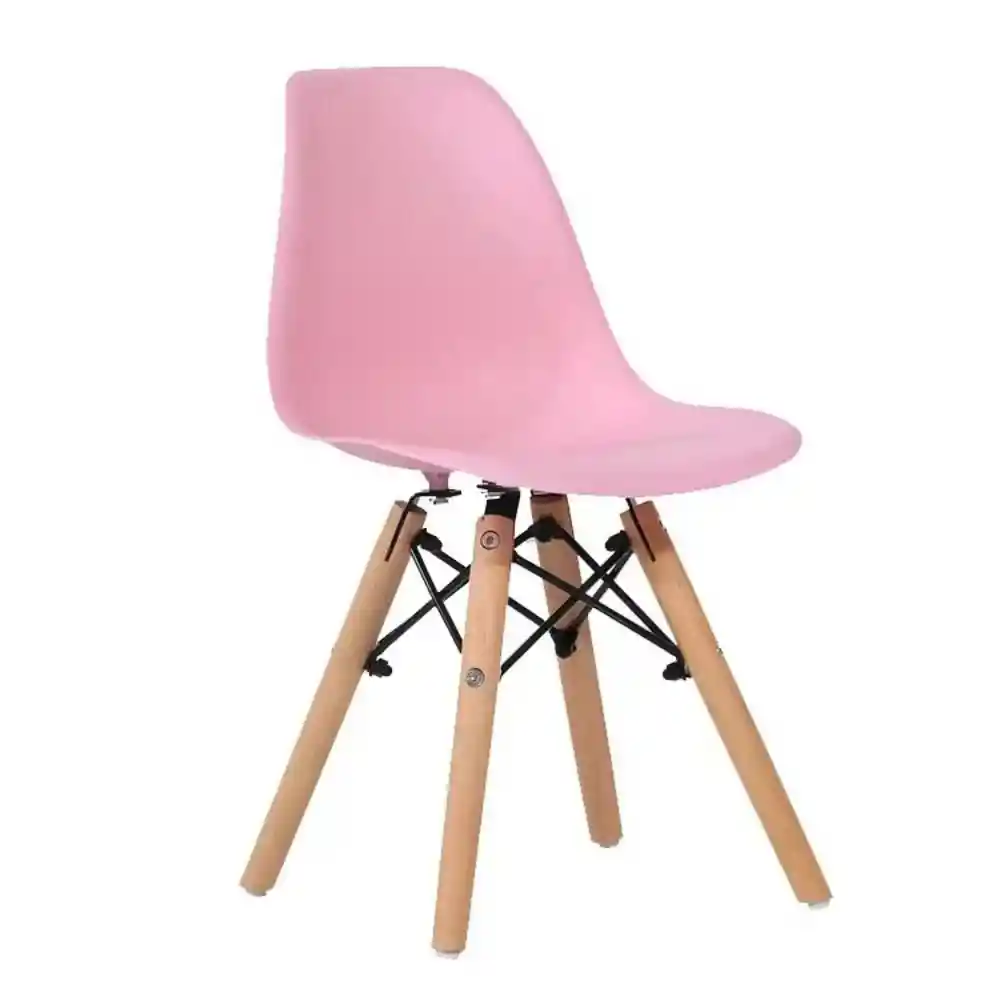 Silla Plástica Infantil Color Rosada Finlandek Dspcb03