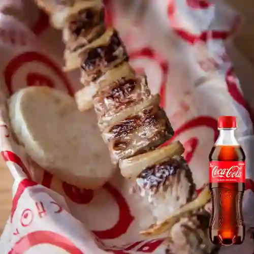 Combo Pincho de Res + Coca Cola Original 400 ml