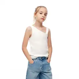 Camiseta Sin Mangas Kids Femenino Lofey Kd Gef Talla 10