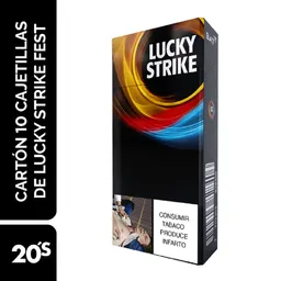 Lucky Strike Cigarrillo Cartón Fest XL