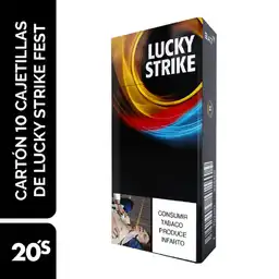 Lucky Strike Cigarrillo Cartón Fest XL