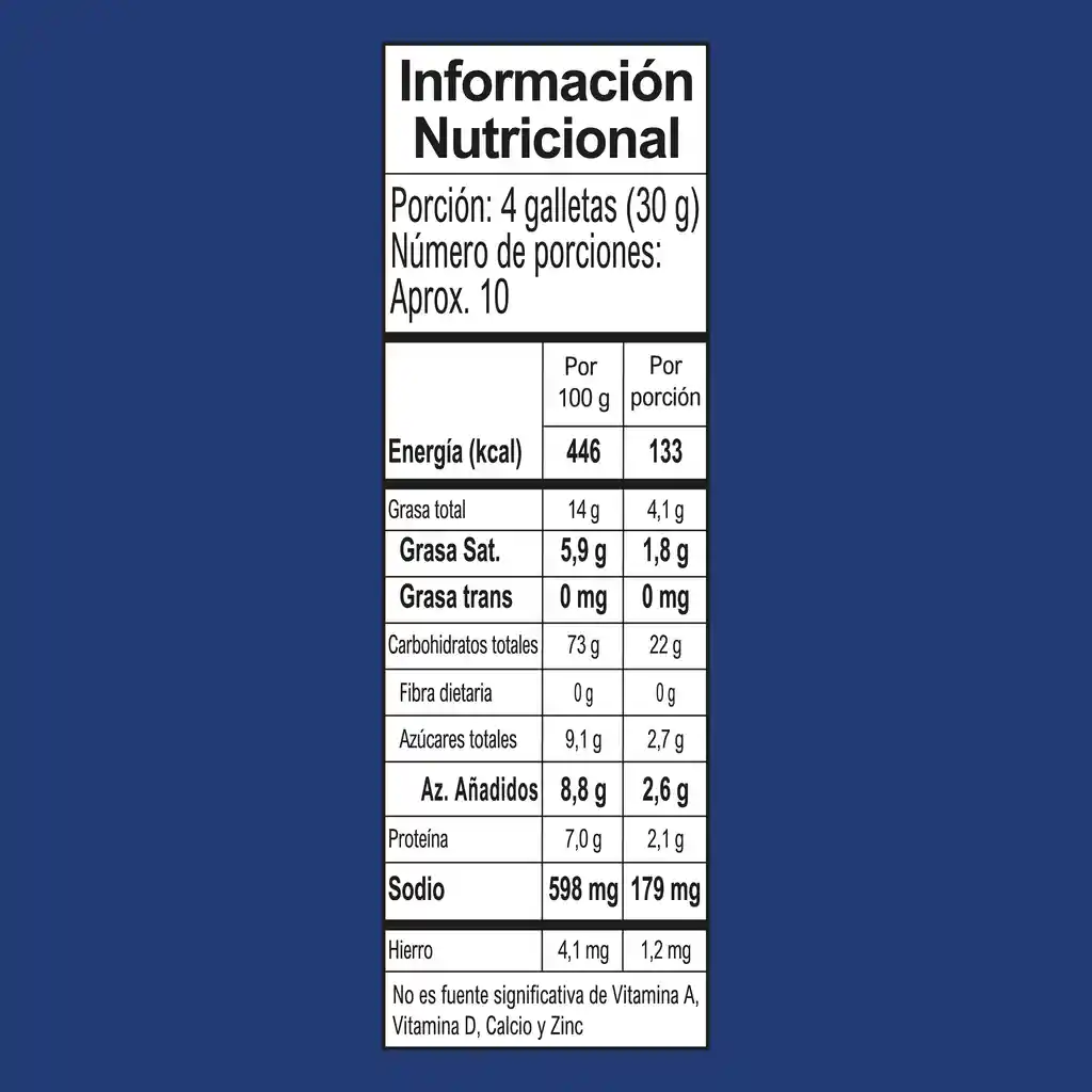 Galletas dulces SALTINAS DORÉ tipo cracker 3 tacos x 315g