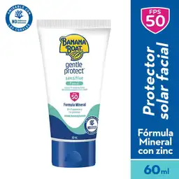 Protector Solar Facial Banana Boat Gentle Protect Senstive Spf50 (60 Ml)