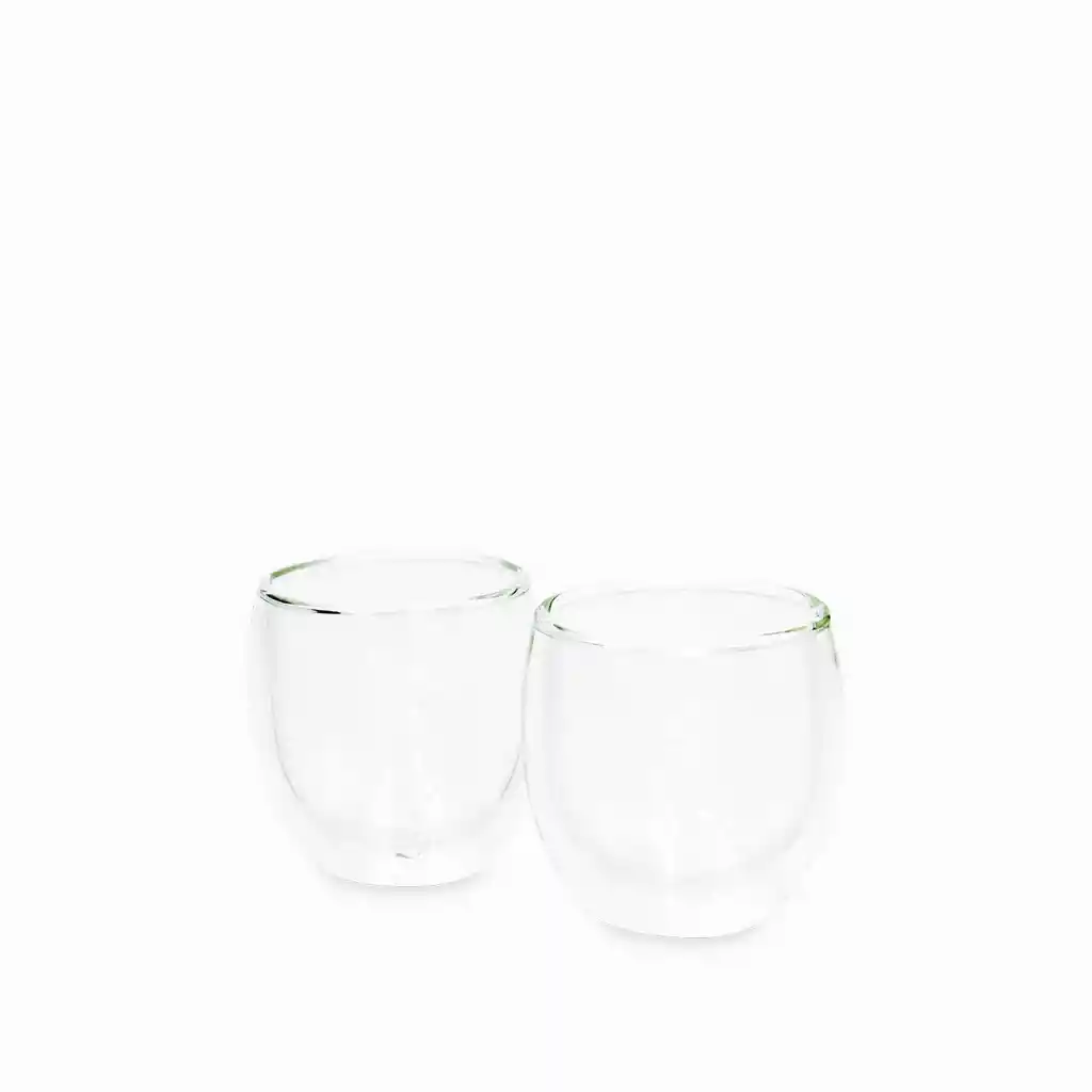 Vaso Doble Pared Curvo 250ml Setx2