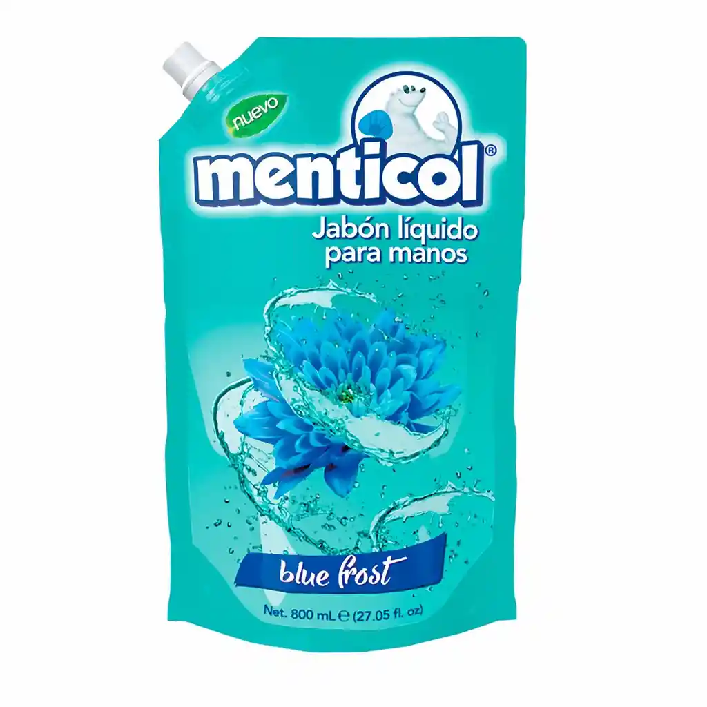 Menticol Jabón Líquido para Manos Blue Frost