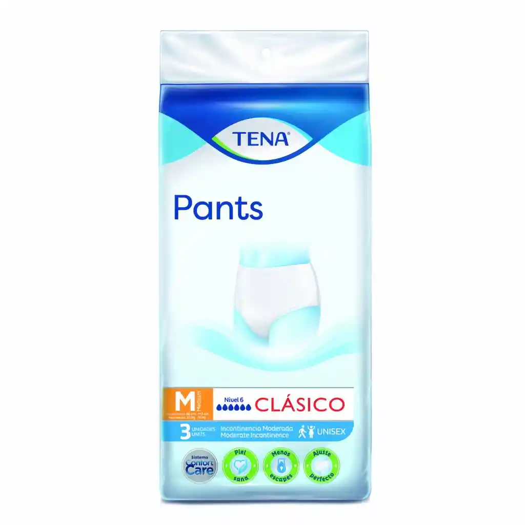 Tena Pants Pañal Clásico Talla M