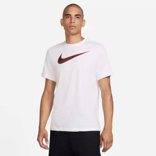 Nike Camiseta Tee 2 Yr Swoosh Para Hombre Blanco Talla S