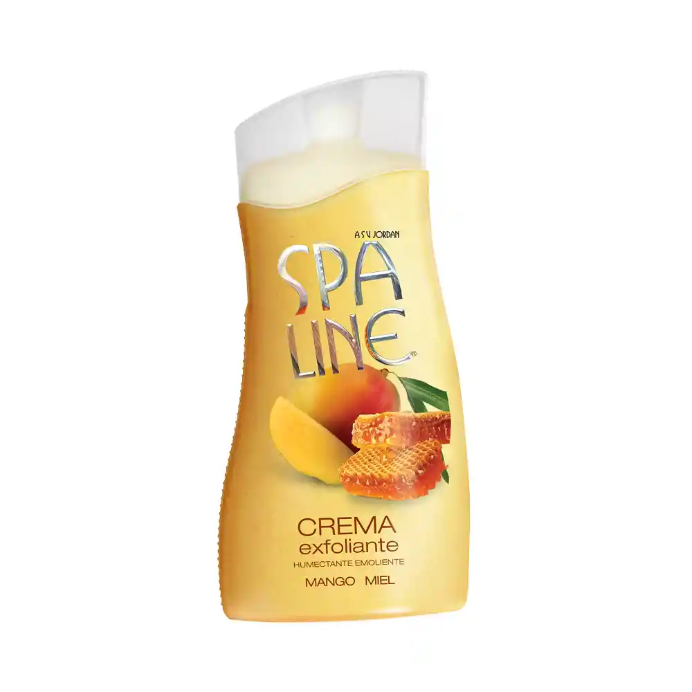 Spa Line Crema Corporal Exfoliante Aroma a Mango y Miel