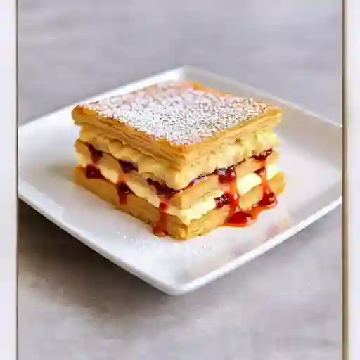 Milhoja de Frutos Rojos