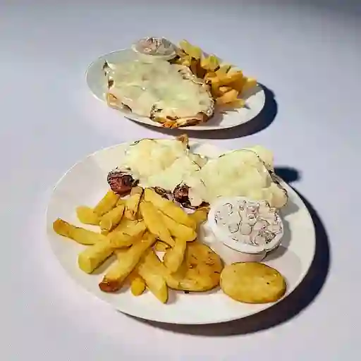 Filete de pollo gratinado