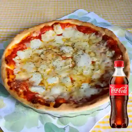 Combo Pizza Pepperoni + Coca Cola Original 500ml