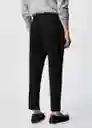 Pantalón Etna Negro Talla 42 Hombre Mango