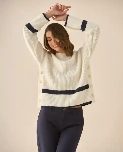 Tejido Crudo Lacteo Medio Talla S 669G201 Esprit