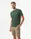 Camiseta Básica Verde Cordillera Ultraoscuro M Chevignon