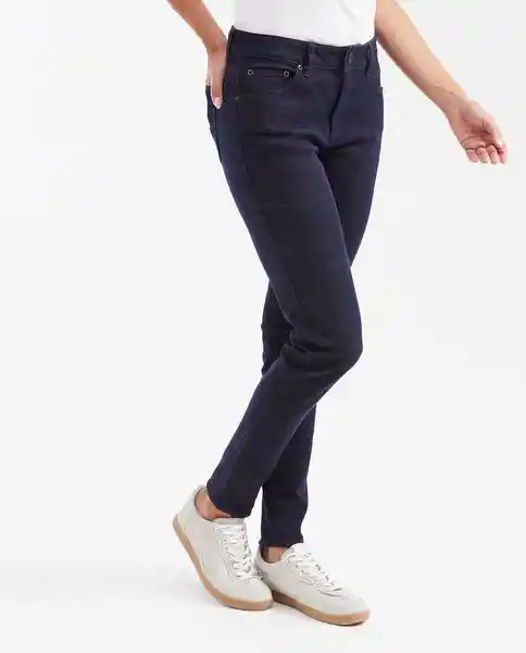 Jean Cosmo Para Mujer Azul Dark Talla 6 Chevignon