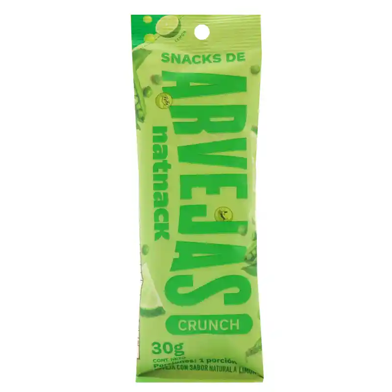Natnack Arveja Limón 30gr