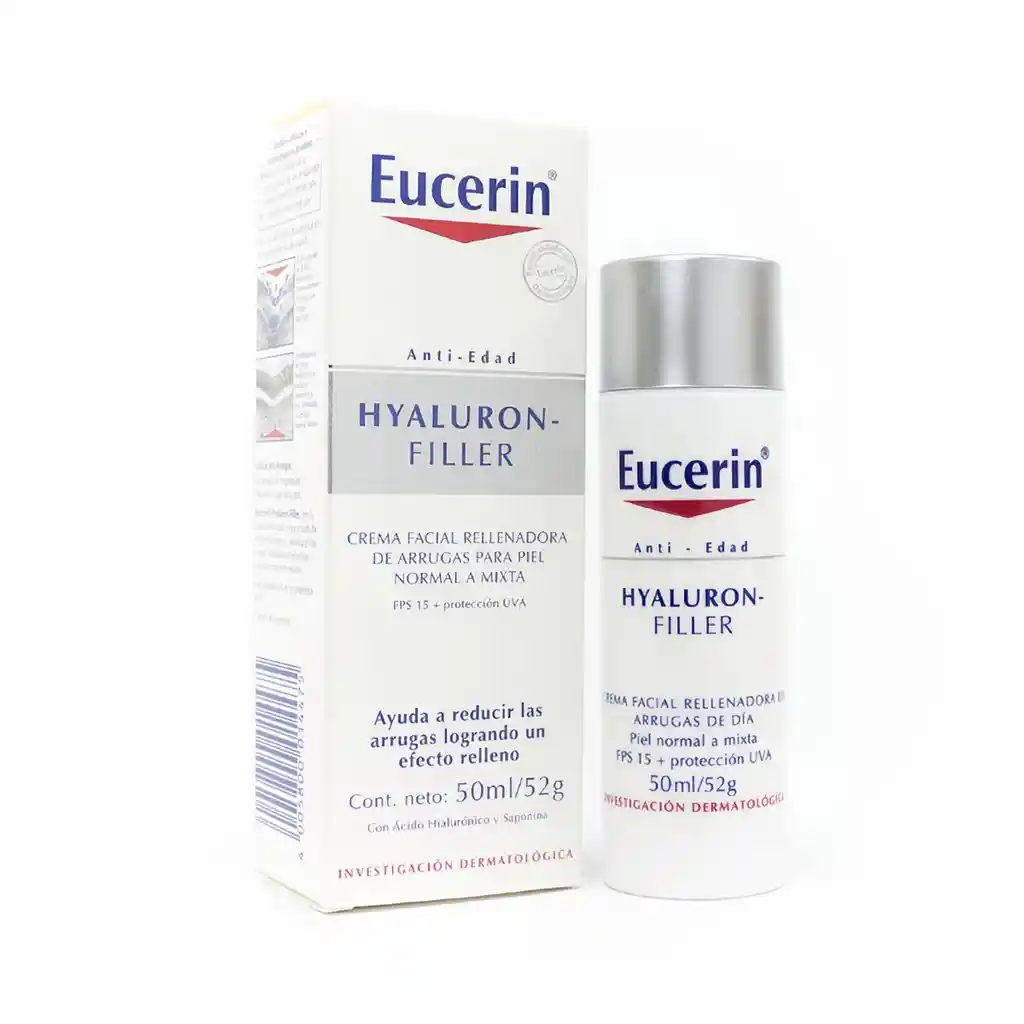 Eucerin Crema Facial Hyaluron Filler Día FPS 15