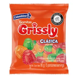 Grissly Gomitas Dulces Clásicas Sabor Frutal