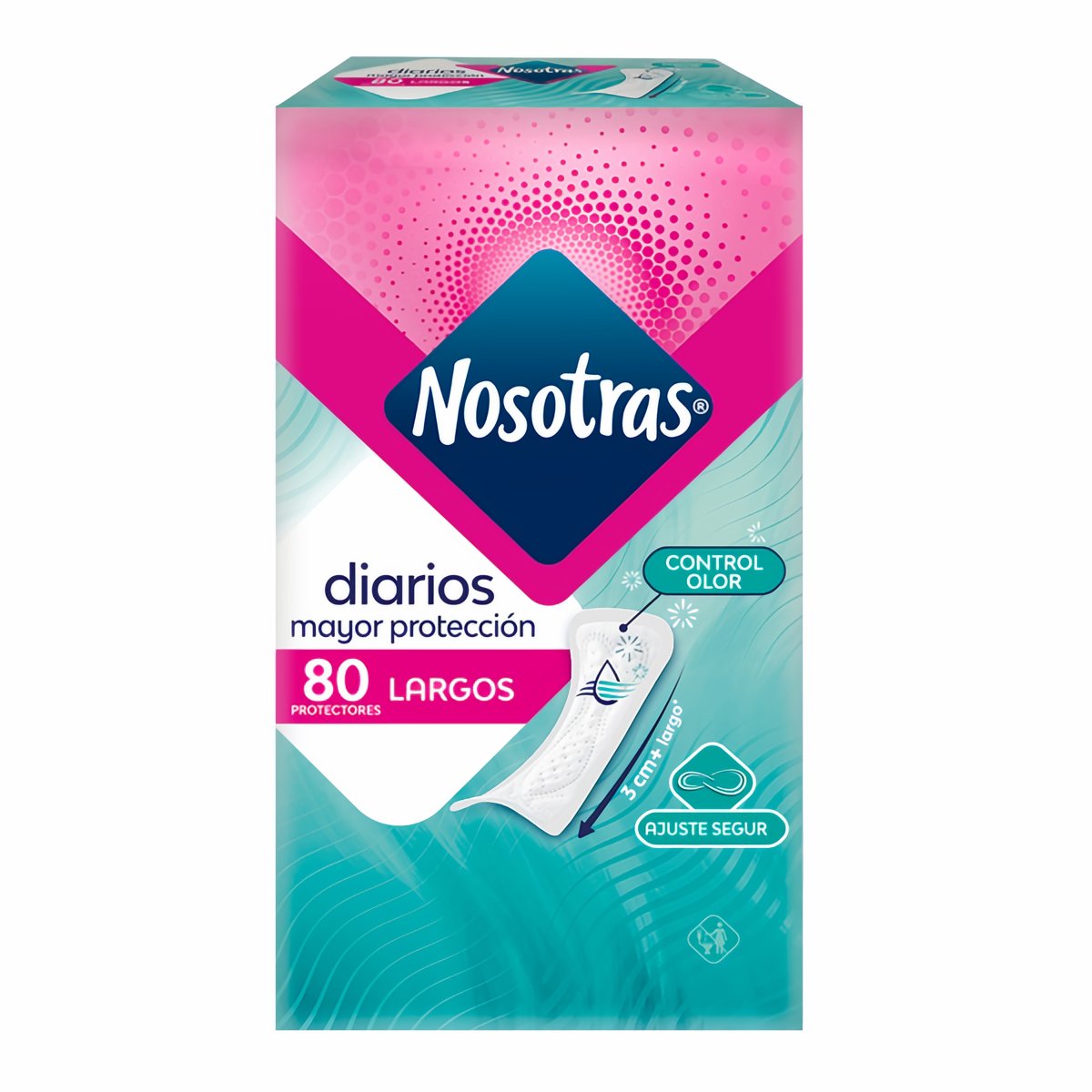 Nosotras Protectores Diarios Largos 80 und