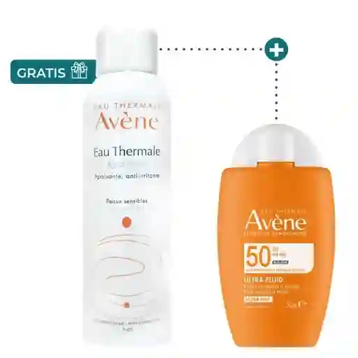 Avène Kit Protector Solar Ultra-Fluid Ultra Mat + Agua Termal