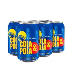 6 x Refajo Cola y Pola 330 mL