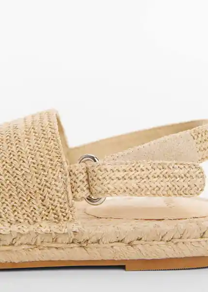 Sandalias Dipa Beige Talla 30 Niñas Mango