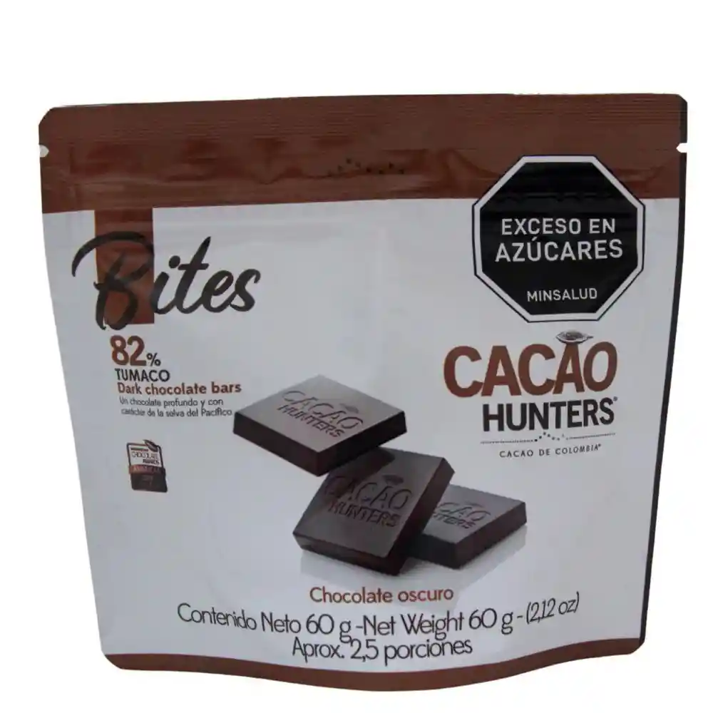 Cacao Hunters Barras Chocolate Oscuro
