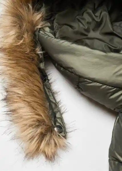 Abrigo Anorak Kenya Khaki Talla 12 Niña Mango