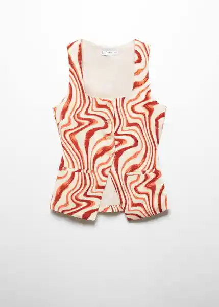 Top Betty Crudo Talla XS Mujer Mango