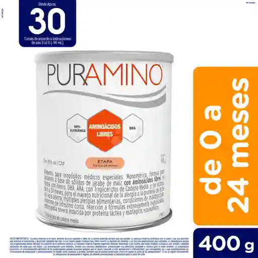 Puramino Fórmula Infantil Especializada 400 g