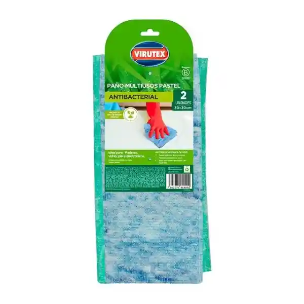 Viturex Paño Multiuso Pastel Antibacterial