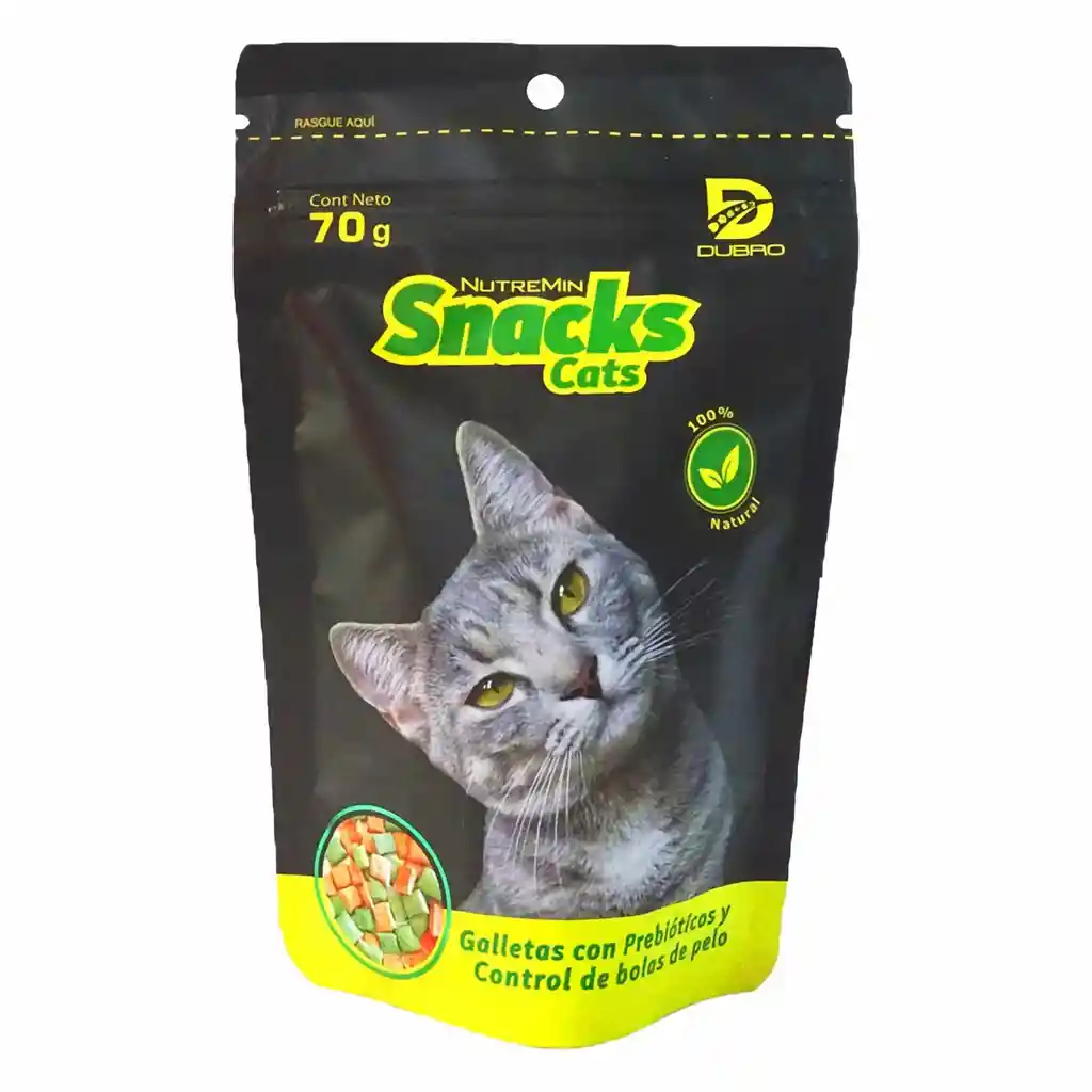 NUTREMIN Snack para Gato Control de Bola de Pelo con Probióticos