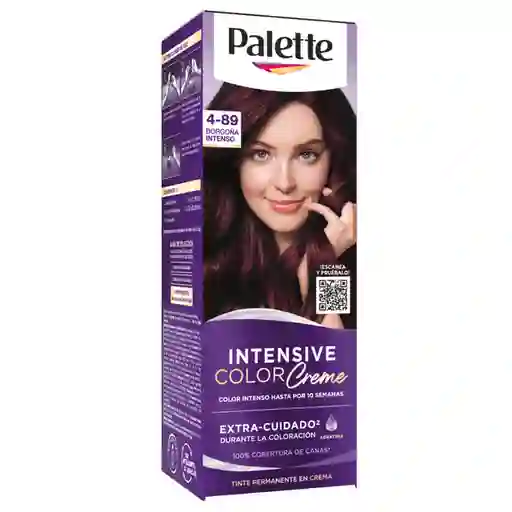 Tinte Palette Color Creme 4-89 Borgoña Intenso