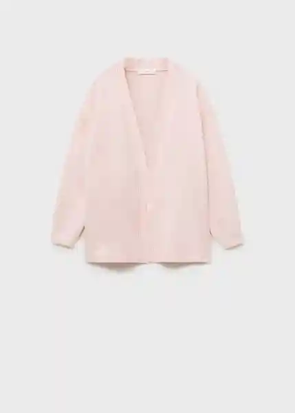 Abrigo Cardigan Tique Rosa Palo Talla 14 Niñas Mango