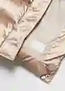 Abrigo Anorak Rachel Oro Talla 10 Niña Mango