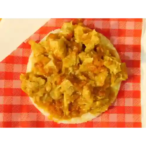 Arepa Al Carbón con Mondongo