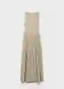 Vestido Valvi Khaki Talla XS Mujer Mango